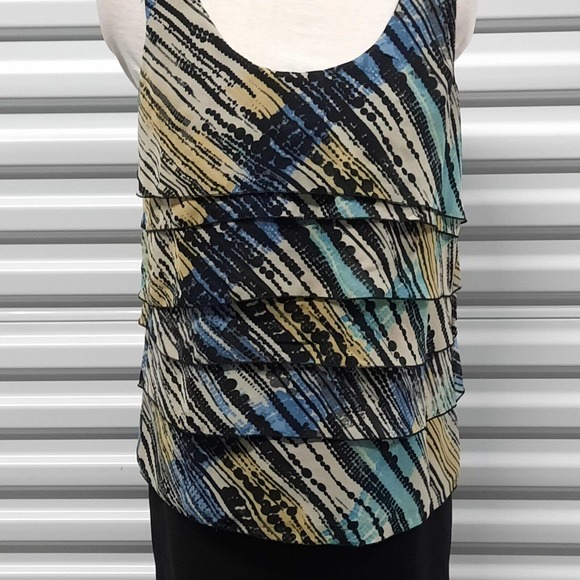 Kenneth Cole New York Top Blouse Womens Size 8 Sleeveless Ladies - Picture 2 of 9